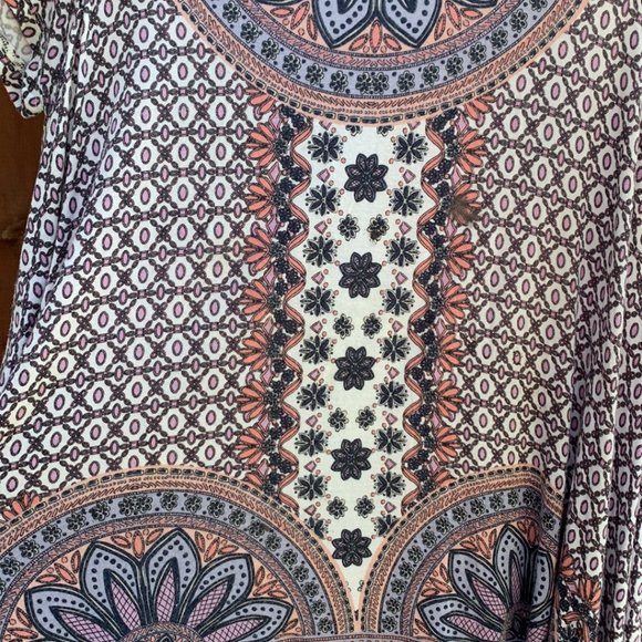 Fever Top Size L Boho Summer Of Love Style Hippie Tribal Pullover - Picture 7 of 13